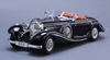 1/18 1936 Mercedes 500K Special Roadster Black Diecast Model Car