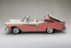 1/18 Sunstar 1957 Ford Fairlane 500 Skyliner (Sunset Coral Red & Colonial White) Diecast Car Model