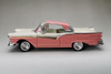 1/18 Sunstar 1957 Ford Fairlane 500 Skyliner (Sunset Coral Red & Colonial White) Diecast Car Model