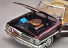 1/18 Sunstar 1964 Ford Galaxie 500 XL Open Convertible Vintage Burgundy Diecast Car Model