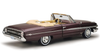 1/18 Sunstar 1964 Ford Galaxie 500 XL Open Convertible Vintage Burgundy Diecast Car Model