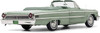 1/18 1963 Ford Galaxie 500 XL Open Convertible - Silver Moss Diecast Car Model