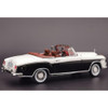 1/18 1958 MERCEDES-BENZ 220SE OPEN CONVERTIBLE -Ivory/Black - Ivory / Black Diecast Car Model