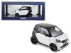 2015 Smart For Two Black and White 1/18 Diecast Model Car by Norev