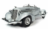 1/18 Auto World 1935 Auburn 851 Speedster Haze Gray Diecast Car Model