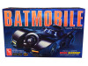 Skill 2 Model Kit Batmobile "Batman" (1989) Movie with Backdrop Display 1/25 Scale Model by AMT