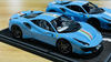 1/18 BBR Ferrari 488 Pista Gloss Azzurro La Plata Blue Resin Car Model Limited 28 Pieces