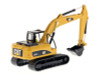 CAT Caterpillar 320D L Hydraulic Excavator with Operator "High Line" Series 1/87 (HO) Scale Diecast Model by Diecast Masters