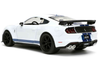 1/24 Bigtime Muscle 2020 Ford Mustang GT500 (White w/ Blue Stripes) Diecast Car Model