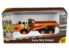 Heavy Duty Dumper Truck Orange "TraxSide Collection" 1/87 (HO) Scale Diecast Model by Classic Metal Works