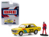 1969 Datsun 510 #33 BRE (Brock Racing Enterprises) with Race Car Driver Figure "Bishop Exclusive" 1/64 Diecast Model Car by Greenlight