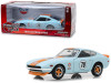 1970 Datsun 240Z #70 "Gulf Oil" Light Blue "Tokyo Torque" Series 1/24 Diecast Model Car by Greenlight