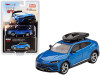Lamborghini Urus with Roof Box Blue Eleos Metallic Limited Edition to 2400 pieces Worldwide 1/64 Diecast Model Car by True Scale Miniatures