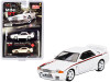 Nissan Skyline GT-R (R32) Nismo S-Tune RHD (Right Hand Drive) White with Graphics Limited Edition to 1800 pieces Worldwide 1/64 Diecast Model Car by True Scale Miniatures