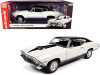 1968 Chevrolet Nickey Chevelle SS Hardtop Ermine White with Black Top 1/18 Diecast Model Car by Autoworld