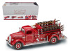 1938 Mack Type 75 Fire Engine Red with Accessories 1/24 Diecast Model Truck by Road Signature 1938 Mack Type 75 Fire Engine Red with Accessories 1/24 Diecast Model Truck by Road Signature