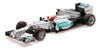 1/18 Minichamps Michael Schumacher - 2012 Mercedes-Benz AMG Peteronas W03 Pole GP (silver) Diecast Car Model