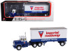 Mack R Model With 28' Pop Trailer Imperial Roadways 1/64 Diecast Model by First Gear