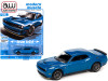 2019 Dodge Challenger R/T Scat Pack B5 Blue Metallic "Modern Muscle" Limited Edition to 14704 pieces Worldwide 1/64 Diecast Model Car by Autoworld