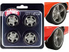Street Fighter Torque Thrust Wheel and Tire Set of 4 pieces from "1970 Pontiac GTO Street Fighter "The Prosecutor" 1/18 by ACME
