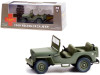 1949 Willys CJ-2A Jeep Army Green "MASH" (1972-1983) TV Series 1/43 Diecast Model Car by Greenlight