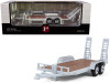 Tandem-Axle Tag Trailer Oxford White 1/50 Diecast Model by First Gear