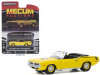 1970 Plymouth HEMI Barracuda Convertible Yellow with Black Stripes (Kissimmee 2016) "Mecum Auctions Collector Cars" Series 5 1/64 Diecast Model Car by Greenlight