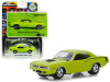 1970 Plymouth HEMI Barracuda Lime Green "Amazing What You Can Do With A Tire Iron" BFGoodrich Vintage Ad Cars Hobby Exclusive 1/64 Diecast Model Car by Greenlight