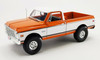 1/18 ACME 1972 Chevrolet Chevy C10 Truck CST 4x4 (Orange & White) Diecast Car Model