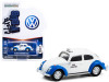 Classic Volkswagen Beetle White and Blue Acapulco Taxi (Mexico) "Club Vee V-Dub" Series 12 1/64 Diecast Model Car by Greenlight