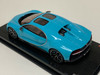 1/18 MR Collection Bugatti Chiron Sky view (Baby Blue) with Carbon Fiber Base Resin Car Model LImited