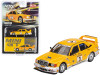 Mercedes Benz 190E 2.5-16 Evolution II #3 Roland Asch "Camel" Yellow Page 200 Invitational Kyalami South Africa (1990) Limited Edition to 2400 pieces Worldwide 1/64 Diecast Model Car by True Scale Miniatures