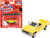 1973 Chevrolet Cheyenne Pickup Truck Adonis Yellow with White Top 1/87 (HO) Scale Model Car by Classic Metal Works