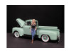 Car Girl in Tee Rachel Figurine for 1/18 Scale Models by American Diorama