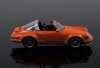 1/64 Tatsuma Porsche 911 964 Targa Restomod (Danica Orange) Diecast Car Model