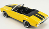 1/18 ACME 1970 Chevrolet Chevelle SS Restomod (Bright Yellow with Gunmetal Grey Stripes) Diecast Car Model