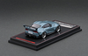 1/64 Toyota PANDEM Supra (A90) Diecast Car Model Matte Blue Gray Metallic IG2334 (Ignition Model)