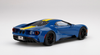 1/18 TopSpeed  Ford GT Sunoco Blue w/ Yellow Stripe 