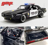 1/18 GMP 1969 Chevrolet Chevy Camaro Street Fighter Police Interceptor Diecast Car Model with Magnetic Light Bar & Flashing LED Lights