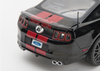 1/18 Shelby Collectibles 2013 Ford Shelby GT500 (Black with Red Stripes) Diecast Car Model