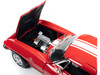 1/18 Auto World 1963 Chevrolet Corvette Stingray Z06 Riverside Red with White Stripes "American Muscle 30th Anniversary" Diecast Car Model