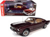 1965 Ford Mustang 2+2 Vintage Burgundy Metallic "American Muscle 30th Anniversary" 1/18 Diecast Model Car by Autoworld