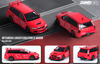 1/64 INNO64 MITSUBISHI LANCER EVO IX WAGON 2005 RALLIART Red Diecast Car Model