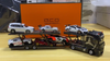 1/64 GCD Mercedes-Benz Truck Header with Double Level Trailers (Silver Grey) Diecast Model