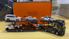 1/64 GCD Mercedes-Benz Truck Header with Double Level Trailers (White) Diecast Model