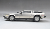 1/18 Sunstar 1981 DeLorean DMC-12 DMC12 (Stainless Steel Silver) Diecast Car Model