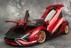 1/18 BBurago Lamborghini Sian FKP 37 (Red with Copper Wheels) Diecast Car Model