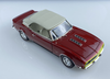  1/18 ACME 1968 Chevrolet Camaro SS Convertible Unicorn D88 (Red) Diecast Car Model