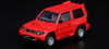 1/64 INNO 64  MITSUBISHI PAJERO EVOLIUTION Red  With Extra Wheels