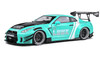 1/18 Nissan Skyline GT-R GTR R35 LB Works Liberty Works LBWK Type 2 (Mint Green) Diecast Car Model